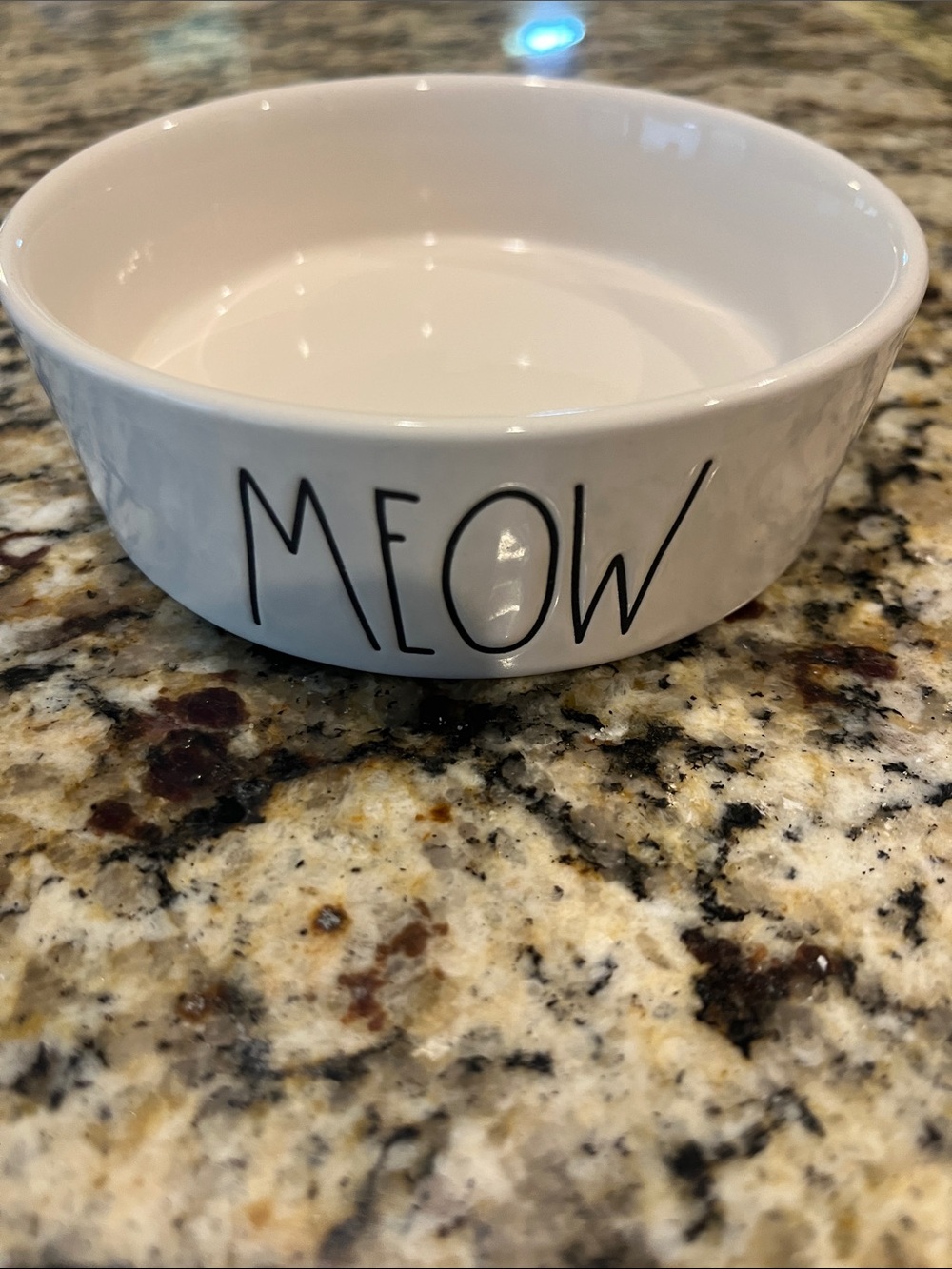 NWOT Rae Dunn MEOW Food Bowl - Picture 2 of 5